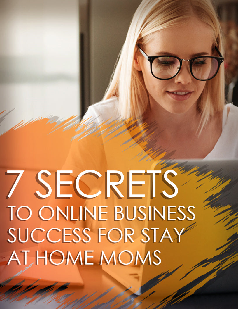 Online business. Success. Home moms.
